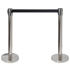 Brybelly 3-foot Stanchion with 6.25-foot Retractable Belt by Pudgy