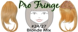 Brybelly #24/27 Blonde Mix Pro Fringe Clip In Bangs