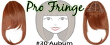 Brybelly #30 Auburn Pro Fringe Clip In Bangs