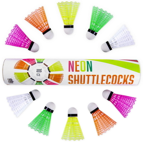 Brybelly Neon Plastic Shuttlecocks