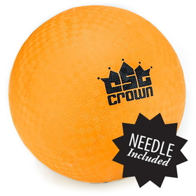 Brybelly Orange Dodge Ball 8.5" with Needle
