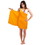 Brybelly Backless Beach Dress Wrap, Orange