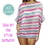 Brybelly Women's Sleek and Chic Stripped Beach Poncho