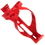 Brybelly Plastic Bicycle Water Bottle Cage, Red