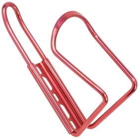 Brybelly Anodized Aluminum Bicycle Bottle Cage, Red