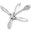 Brybelly Folding Grapnel Boat Anchor, 3 lbs.