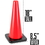 Brybelly 18" High Hat Traffic Cone