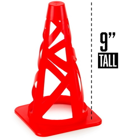 Brybelly Red 9" Collapsible Sport Cones