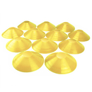 Brybelly Set of 12, Two-Inch Tall Yellow Field Cones