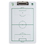 Brybelly Dry Erase Soccer Coaching Clipboard