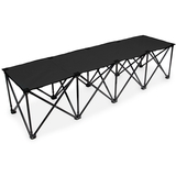 Brybelly 6-Foot Portable Folding 4 Seat Bench, Black