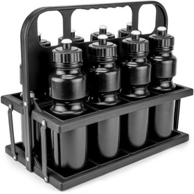Brybelly 8-Bottle Carrier with 8 Water Bottles