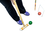 Brybelly 6 Player Outdoor Croquet Set with Deluxe Carrying Case