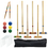 Brybelly 6 Player Outdoor Croquet Set with Deluxe Carrying Case