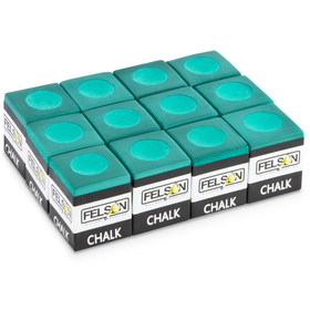 Brybelly Pool Cue Chalk 12-pack, Green