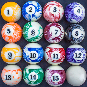 Brybelly Marbled Pool Ball Set