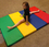 Brybelly Mixed Rainbow Children's and Gymnastics 4' x 6' Tumbling Mat