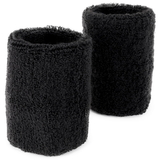 Brybelly Wrist Sweatbands 2-pack, Black