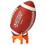 Brybelly SFOO-004 Orange Football Kicking Tee, 1" Tall