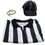 Brybelly Women's Official Striped Referee/Umpire Jersey, XS