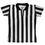 Brybelly  Women's Official Striped Referee/Umpire Jersey, L