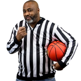 Brybelly Men's Long Sleeve Referee Jersey, large