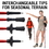 Brybelly 53" Black Shock-Resistant Adjustable Trekking Pole