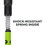 Brybelly 53" Green Shock-Resistant Adjustable Trekking Pole