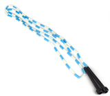 Brybelly Blue and White 7-foot jump rope with plastic segmentation