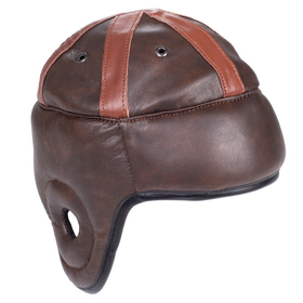 Brybelly Vintage Leather Novelty Football Helmet