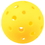Brybelly 6-Pack of Pickleball Balls, Goldenrod Yellow