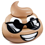 Brybelly 5.5-foot Dreamy Deuce Poop Emoji Pool Float