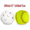 Brybelly 6-Pack of 12" Practice Softballs, White