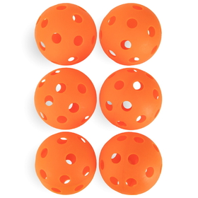 Brybelly 6-Pack of 12" Practice Softballs, Orange