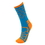 Brybelly Medium Basketball Compression Socks, Blue/Orange
