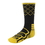 Brybelly Large Basketball Compression Socks, Black/Yellow