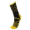 Brybelly Medium Basketball Compression Socks, Black/Yellow