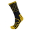 Brybelly Medium Basketball Compression Socks, Black/Yellow