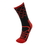 Brybelly Medium Basketball Compression Socks, Black/Red