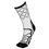 Brybelly Medium Basketball Compression Socks, White/Black
