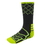 Brybelly Large Basketball Compression Socks, Black/Green