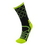 Brybelly Medium Basketball Compression Socks, Black/Green