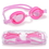 Brybelly Kids Swim Goggles & Case, Pink
