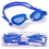 Brybelly Kids Swim Goggles & Case, Blue