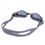 Brybelly Clear Swimming Goggles with Case, Gray
