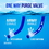 Brybelly Junior Semi-Dry Diving & Snorkel Set, Blue