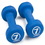 Brybelly Pair of 7lb Royal Blue Neoprene Body Sculpting Hand Weights