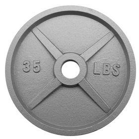 Brybelly 35lb Olympic Style Iron Weight Plate