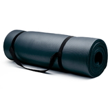 Brybelly Extra Thick (3/4in) Yoga Mat - Black