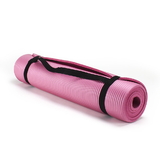 Brybelly 3/8-Inch (8mm) Professional Yoga Mat - Pink